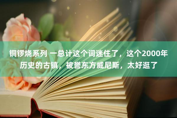 铜锣烧系列 一总计这个词迷住了，这个2000年历史的古镇，被誉东方威尼斯，太好逛了