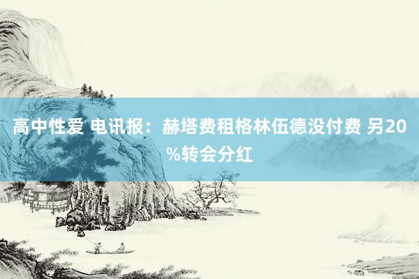 高中性爱 电讯报：赫塔费租格林伍德没付费 另20%转会分红