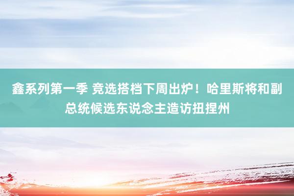 鑫系列第一季 竞选搭档下周出炉！哈里斯将和副总统候选东说念主造访扭捏州