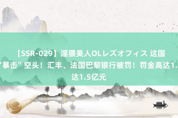 【SSR-029】淫猥美人OLレズオフィス 这国重拳“暴击”空头！汇丰、法国巴黎银行被罚！罚金高达1.5亿元