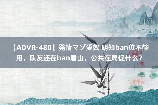 【ADVR-480】発情マゾ愛奴 明知ban位不够用，队友还在ban盾山，公共在局促什么？