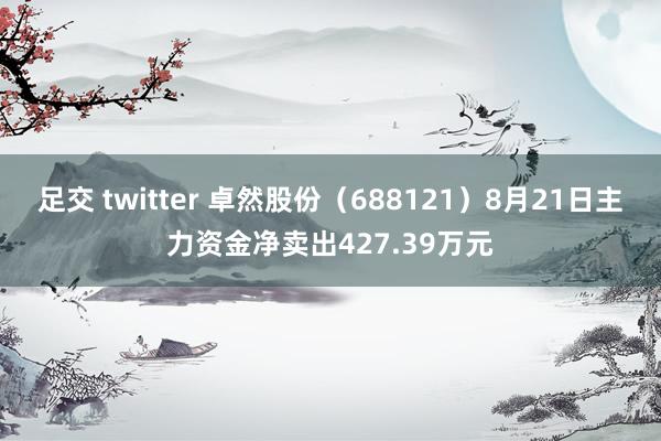 足交 twitter 卓然股份（688121）8月21日主力资金净卖出427.39万元