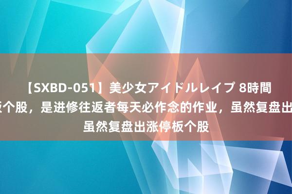 【SXBD-051】美少女アイドルレイプ 8時間 复盘涨停板个股，是进修往返者每天必作念的作业，虽然复盘出涨停板个股